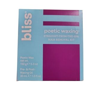 Bliss Poetic Straight From the Spa At Home Waxing Kit NEW